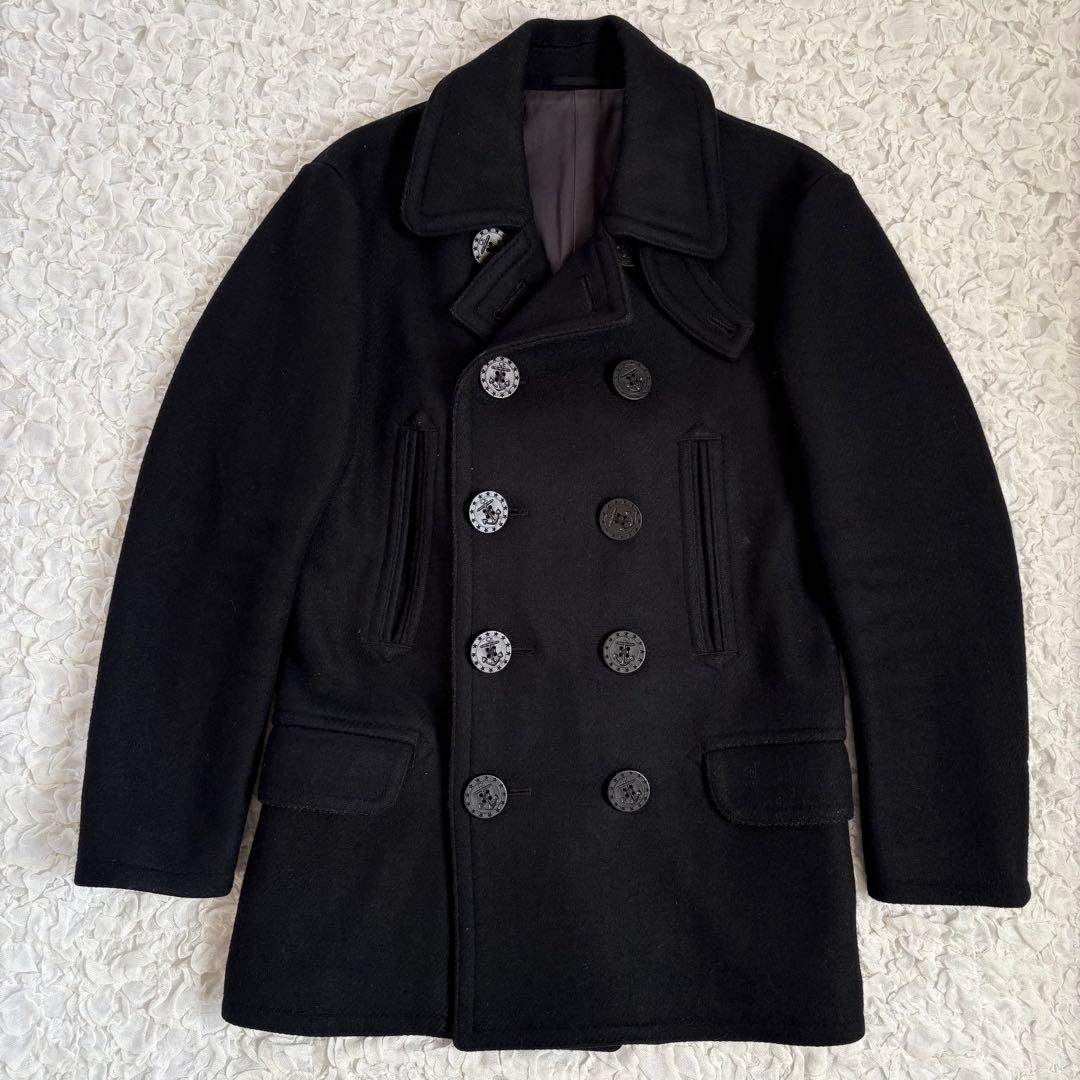 美品 フェローズ USNAVY仕様10ボタン pコート