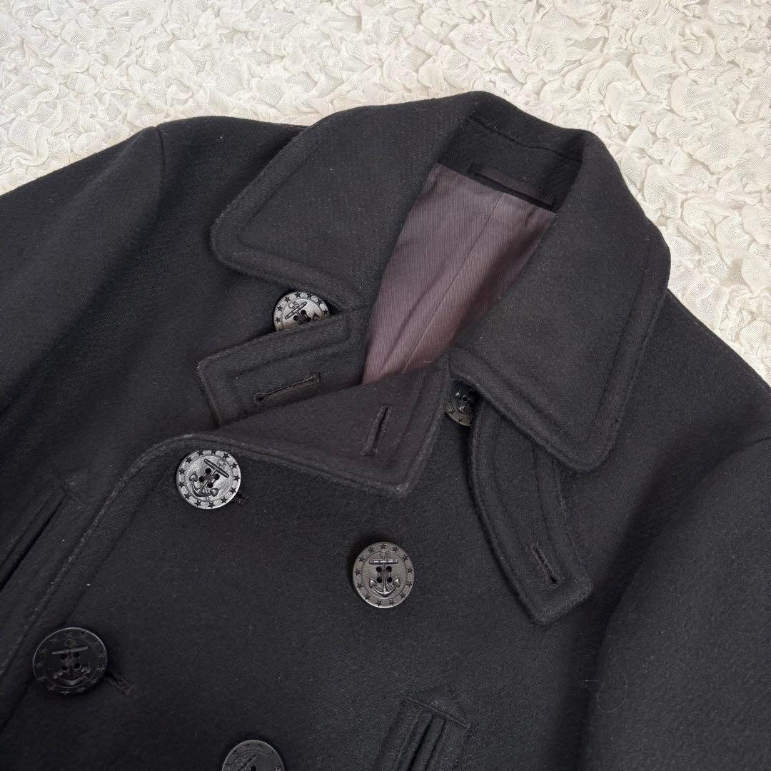 美品 フェローズ USNAVY仕様10ボタン pコート