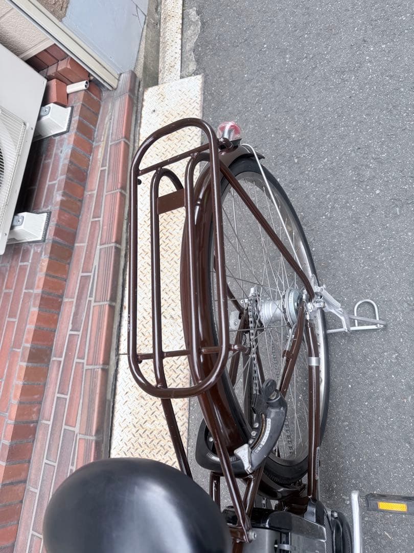 大阪府　ブリヂストン　 電動アシスト自転車 ブラウン　26インチ
