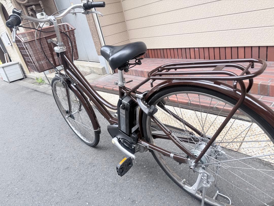 大阪府　ブリヂストン　 電動アシスト自転車 ブラウン　26インチ