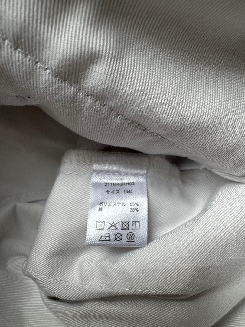 ディッキーズ ロンハーマン別注 ホワイトチノ 34インチ