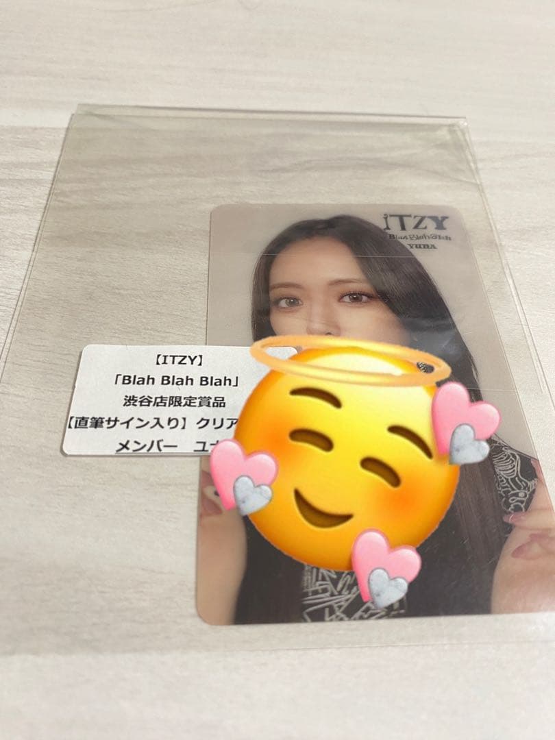 itzy ユナ　サイン入りトレカ