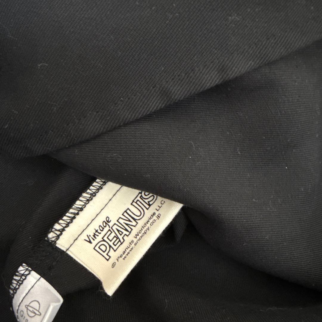 ヒューストン×スヌーピー コラボ 刺繍 ボウリングシャツ BK-M