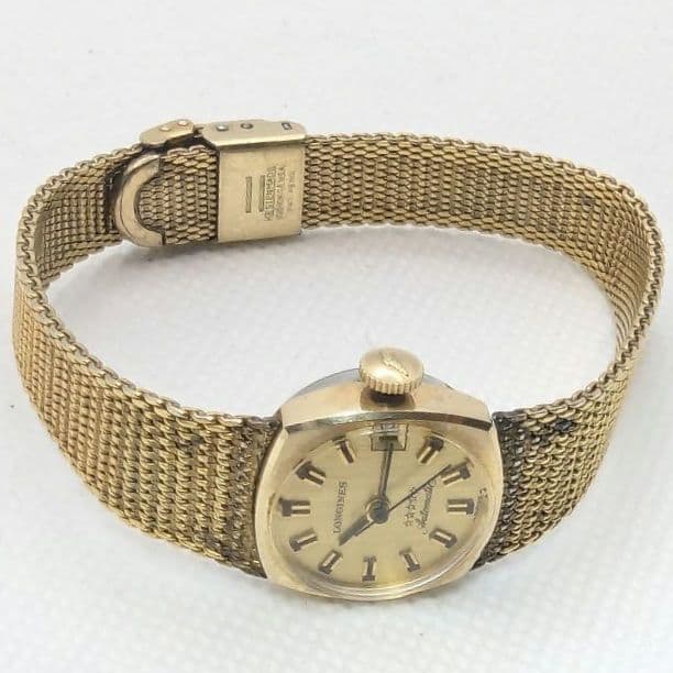 【稼働】LONGINES アドミラル 5スター 10KGF ゴールド文字盤 AT