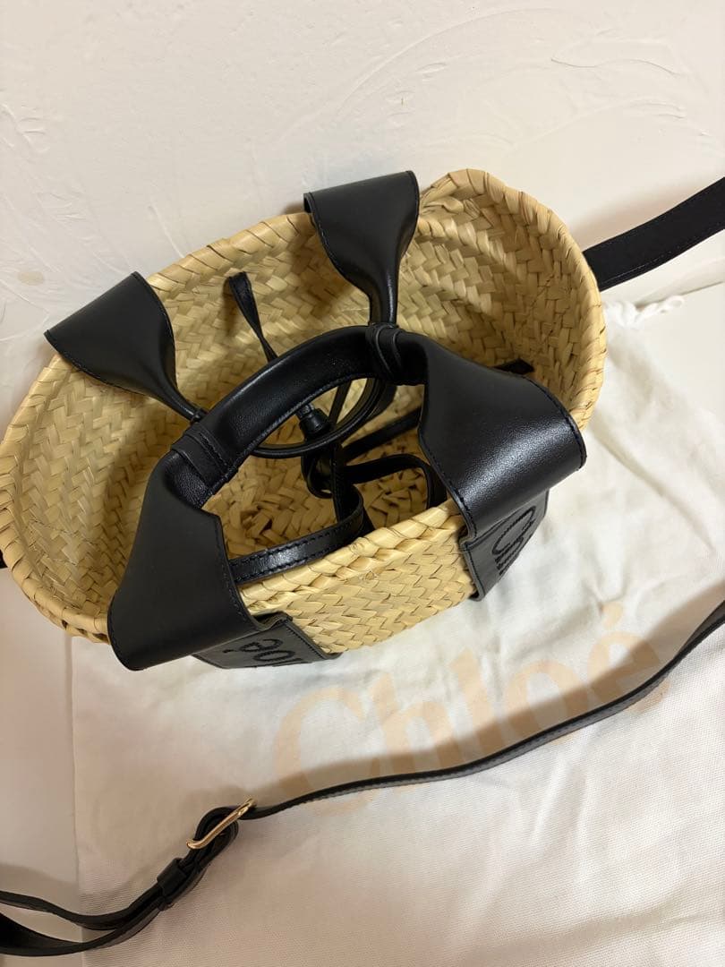 Chloe クロエ かごバッグ 2way ハンドバッグ ショルダーバッグ