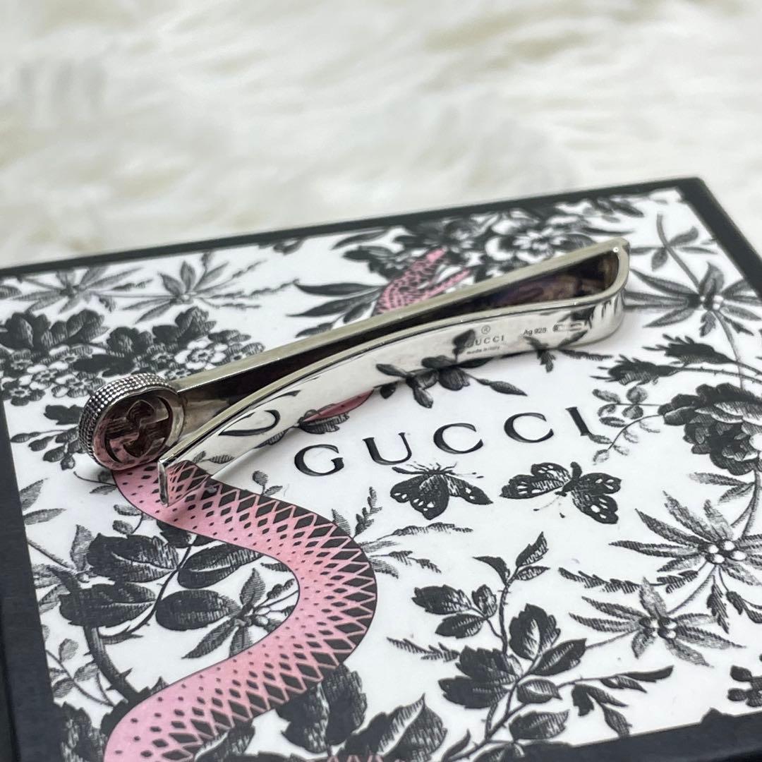 【極美品】GUCCI グッチ タイピン インターロッキングG シルバー 925