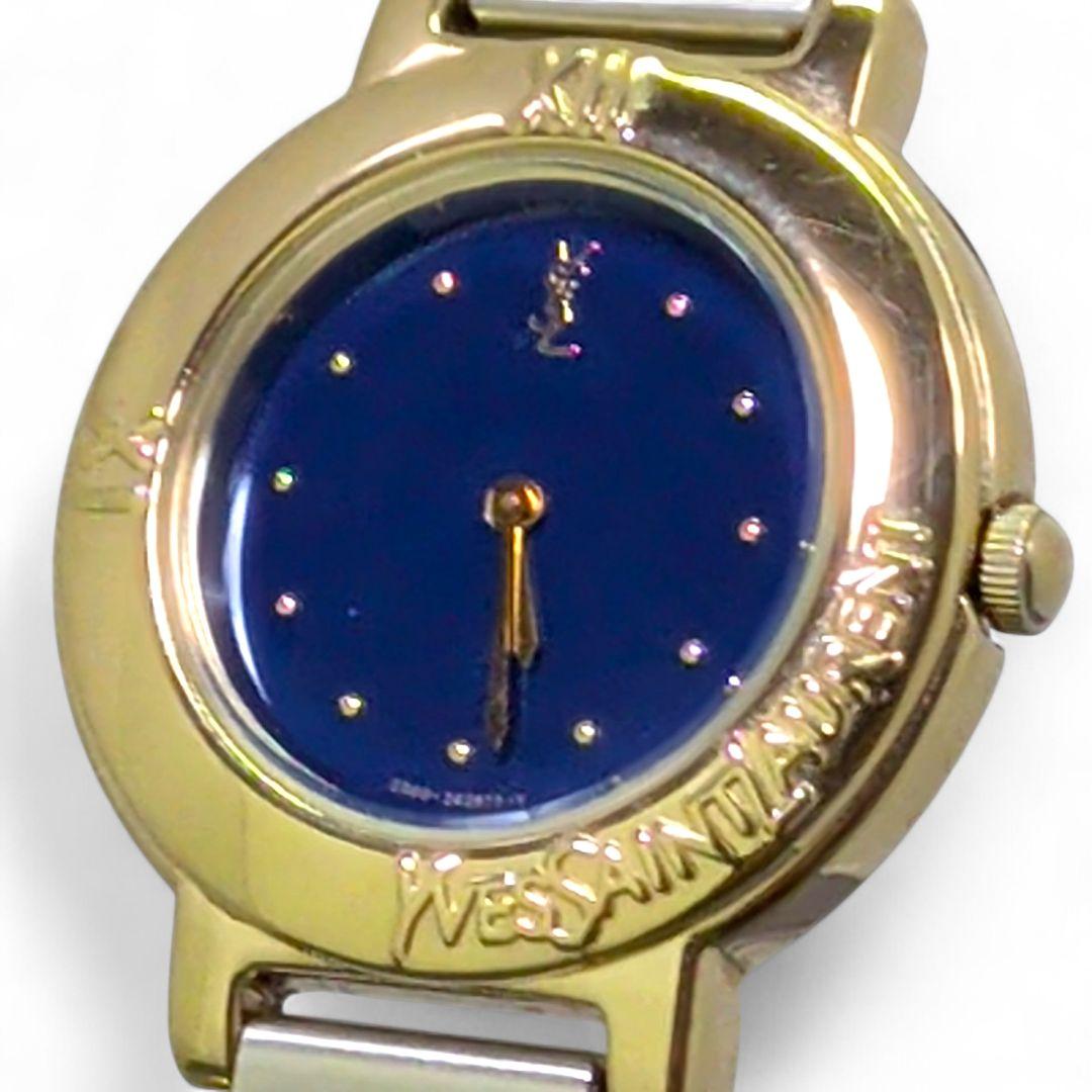 極美品【新品電池交換済】YSL イヴサンローラン レディース 箱付き コマ付き