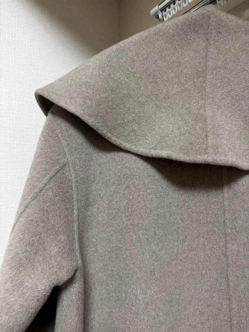 ノーブル　100％ウール　ベージュ ロングコート