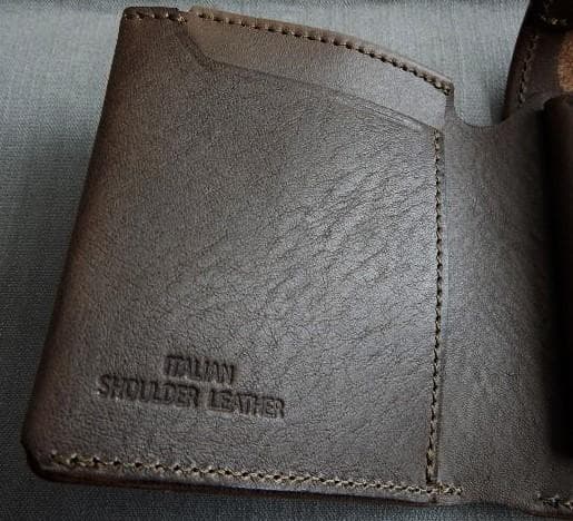 池之端銀革店CrampGRACONSLIM シュリンクレザーミニ財布