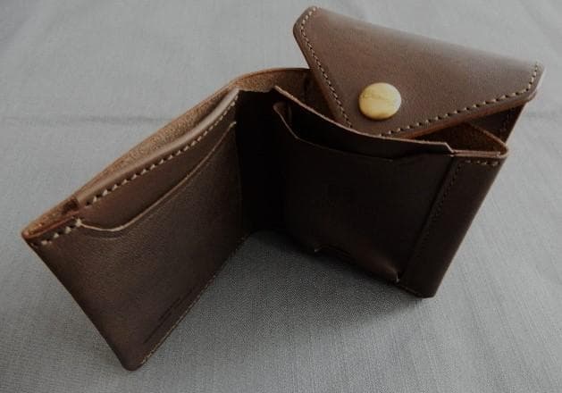 池之端銀革店CrampGRACONSLIM シュリンクレザーミニ財布