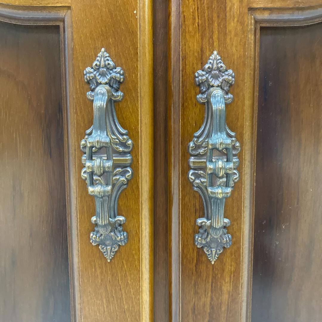 【オールドカリモク】コロニアル　ライティングビューロー　デスク　机　昭和レトロ