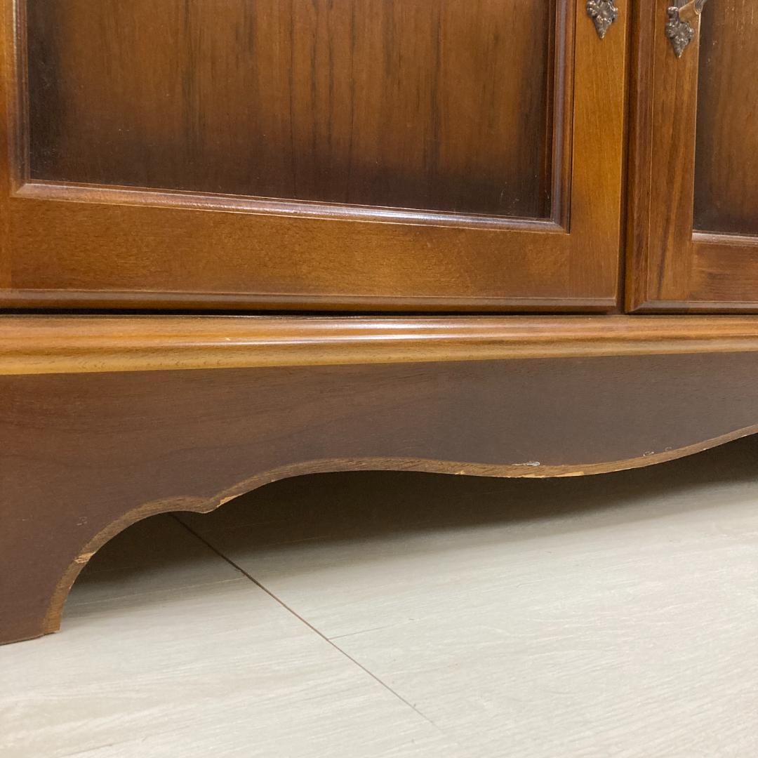 【オールドカリモク】コロニアル　ライティングビューロー　デスク　机　昭和レトロ