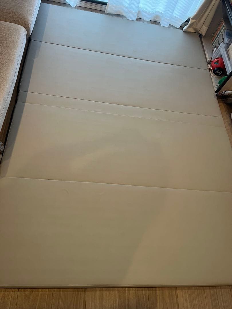 【え】【ちゃいなび】シームレスプレイマットグレー140×200