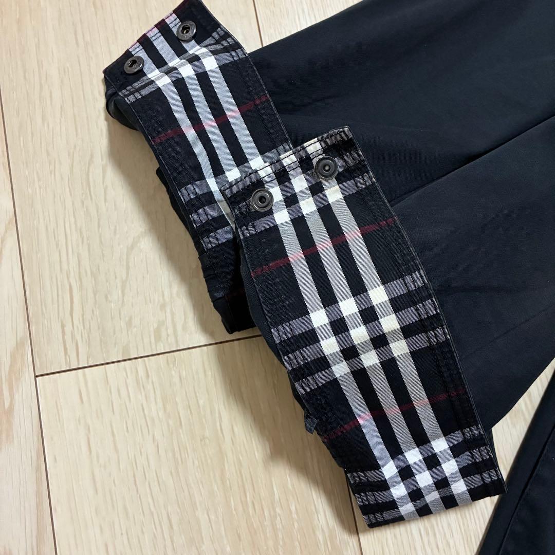 極美品✨バーバリーブラックレーベル ミリタリー コットン ジャケット L 黒