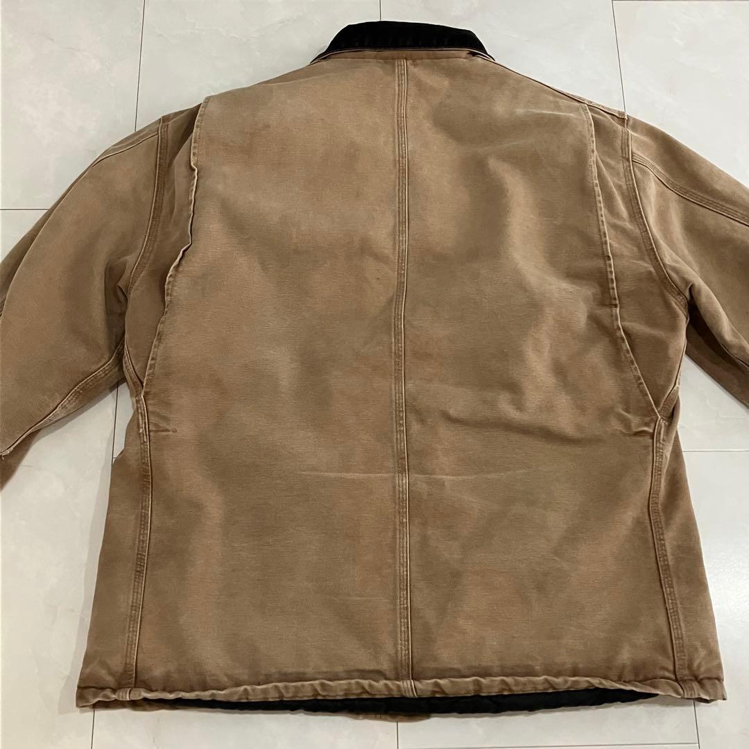 希少 00s カーハート USA製 ダック トラディショナルコート Cロゴ