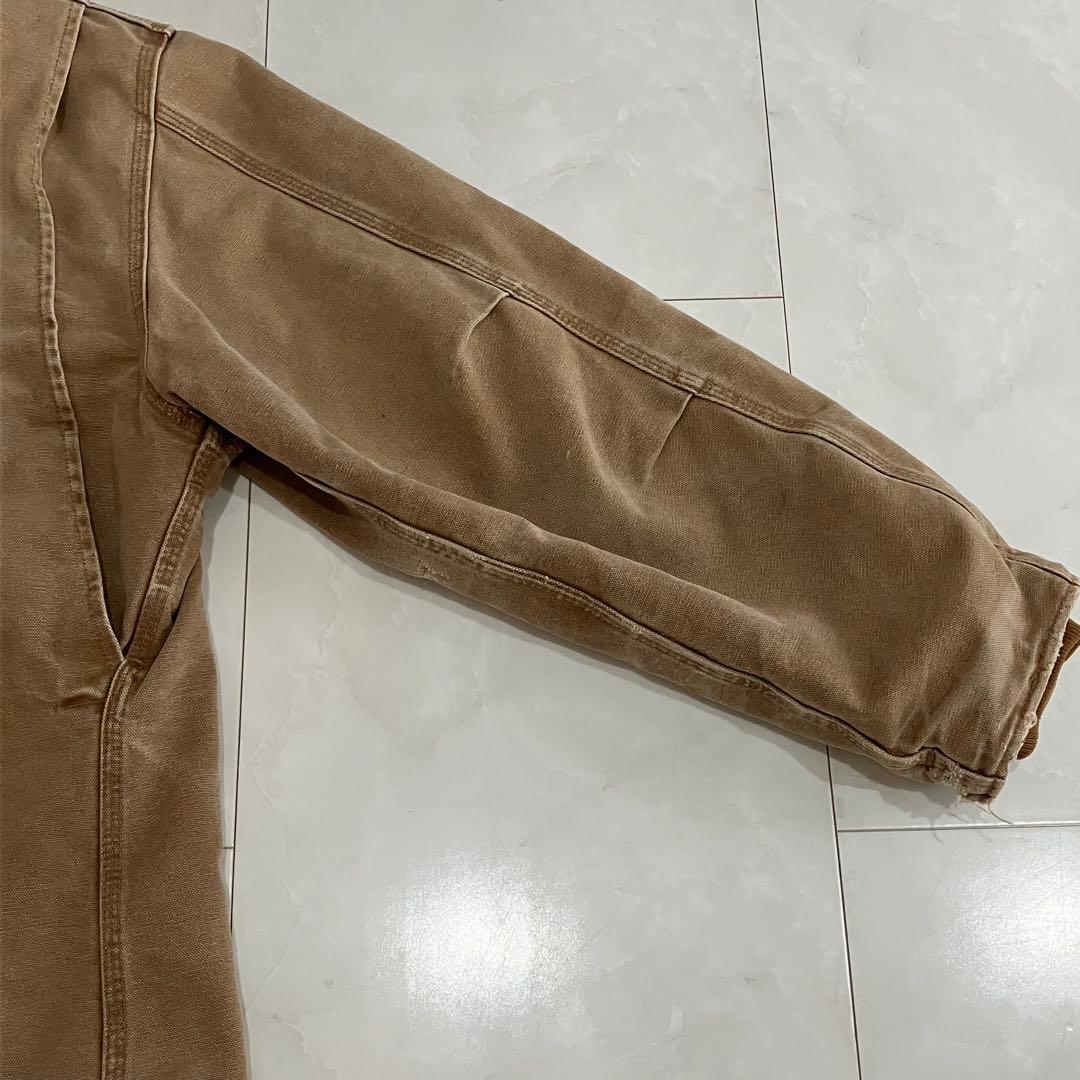 希少 00s カーハート USA製 ダック トラディショナルコート Cロゴ