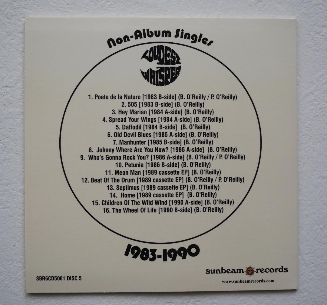 Loudest Whisper　ローデスト・ウィスパー　６枚　紙ジャケ　ボックス