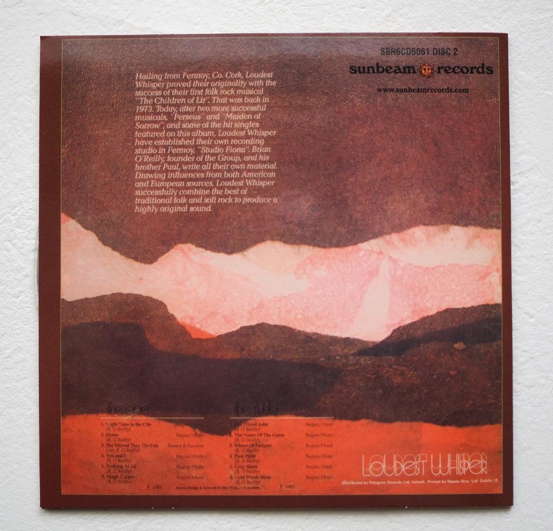 Loudest Whisper　ローデスト・ウィスパー　６枚　紙ジャケ　ボックス