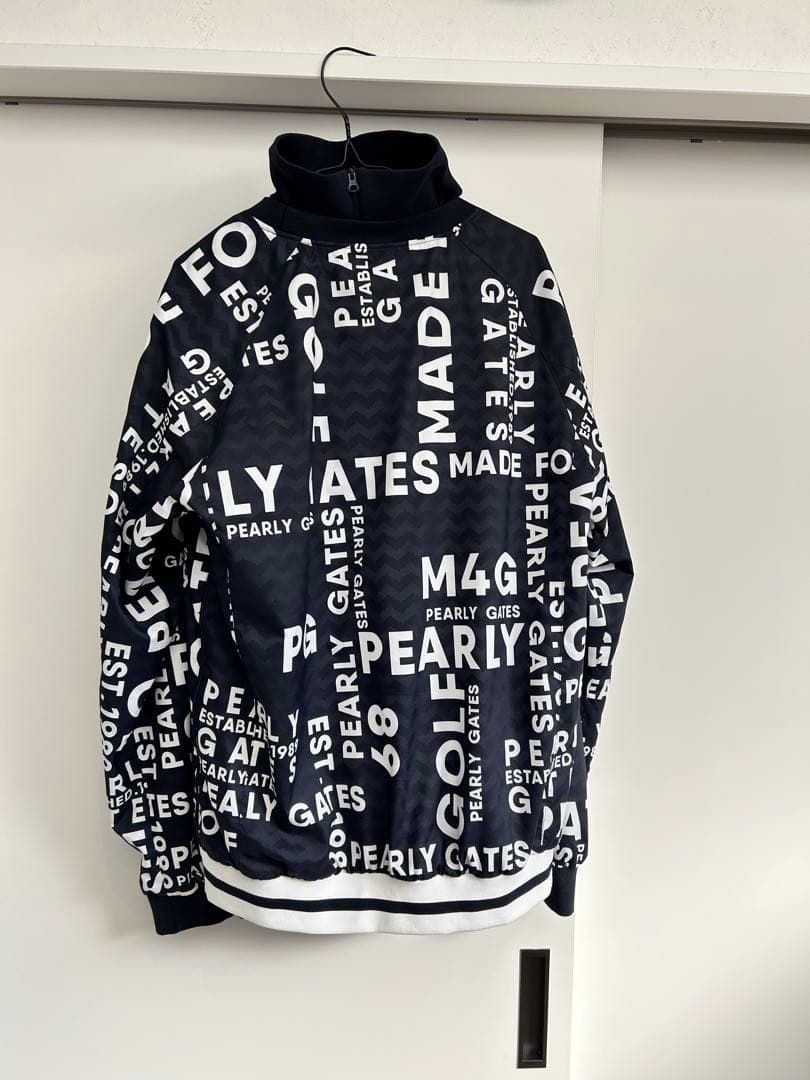 PEARLY GATES ロゴプリントウインドブレーカー