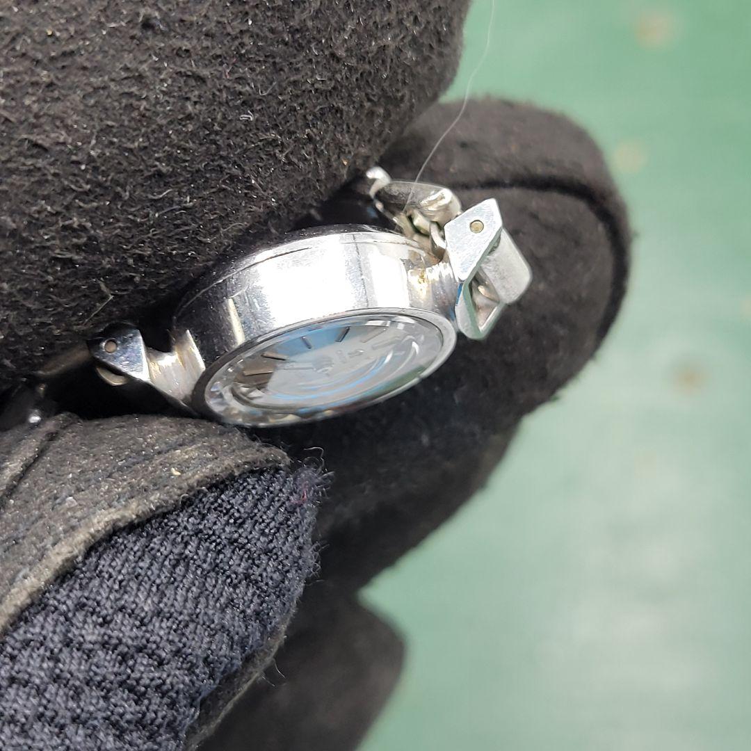 OMEGA オメガ デビル カットガラス ラウンド レディース 腕時計