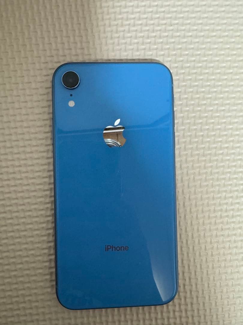 Apple iPhone XR ブルー 128GB バッテリー　100％