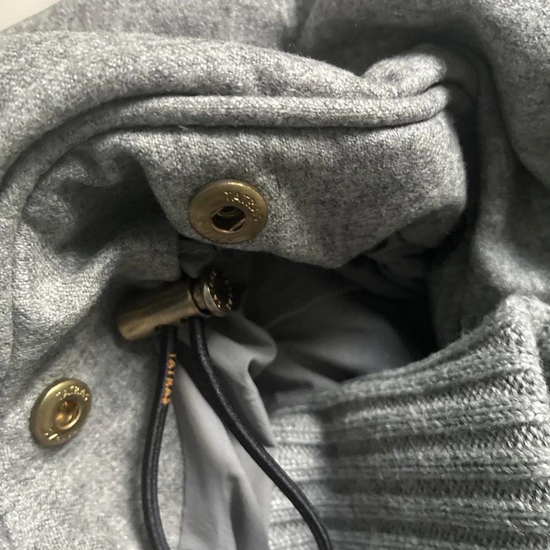 お値下げ⭐️美品⭐️TATRAS フード付きグレーダウンベスト