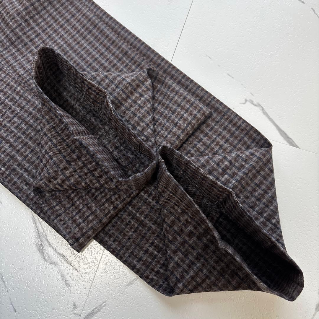 未使用級★ Perfect Suit Factoryセットアップ　チェック　茶色