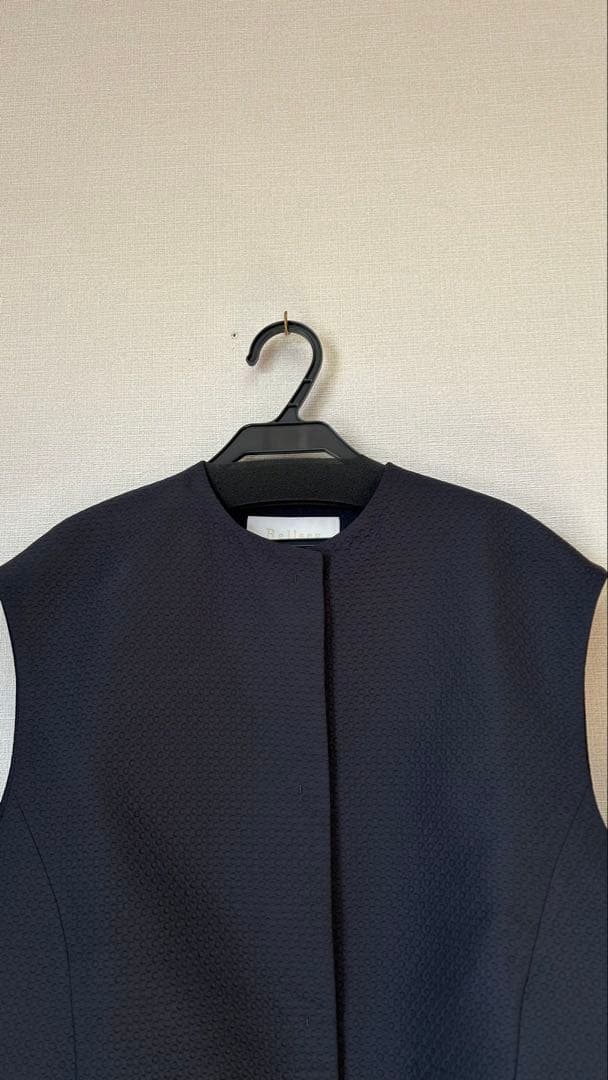 ballsey ピンドットマトラッセ コクーンジレ