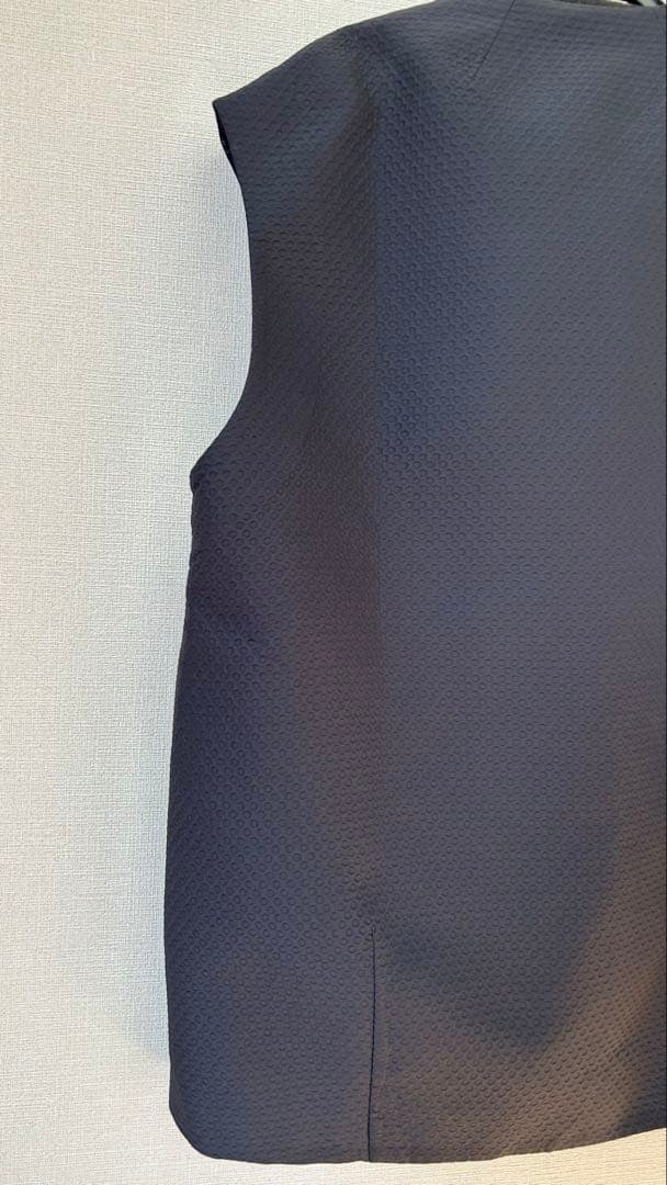 ballsey ピンドットマトラッセ コクーンジレ