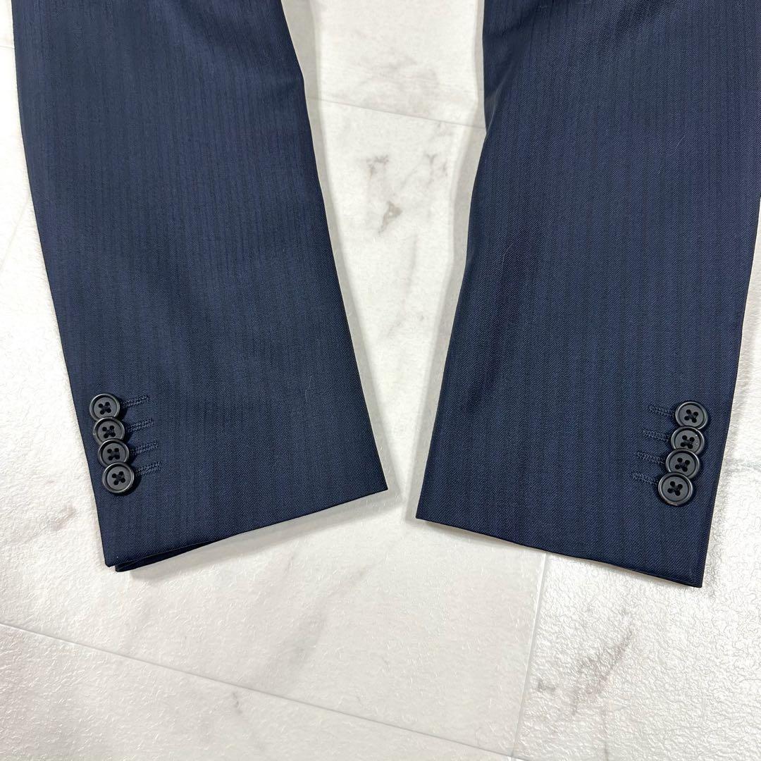 【美品】Paul Smith✖︎Zegna 現行タグ セットアップ　ネイビー　L