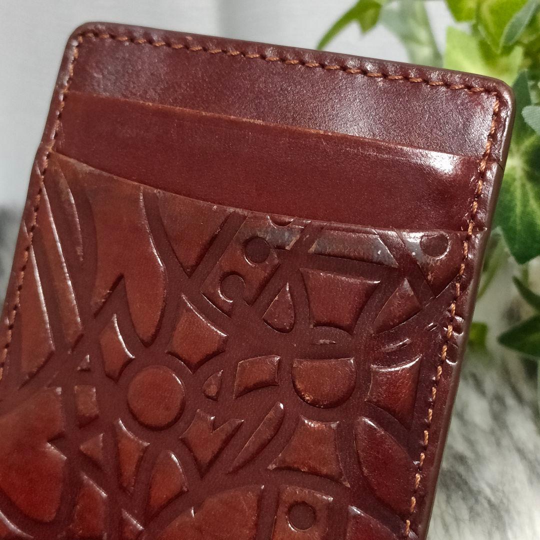 Vivienne Westwood マネークリップ 財布 レザー オーブブラウン