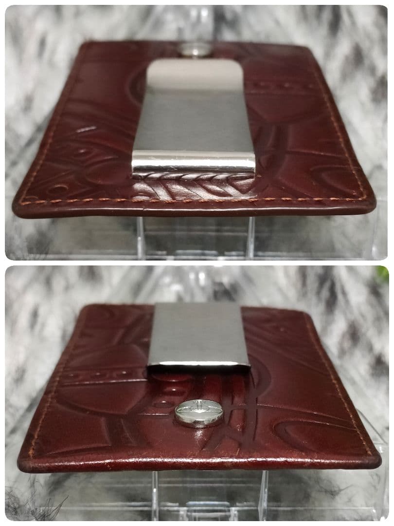 Vivienne Westwood マネークリップ 財布 レザー オーブブラウン