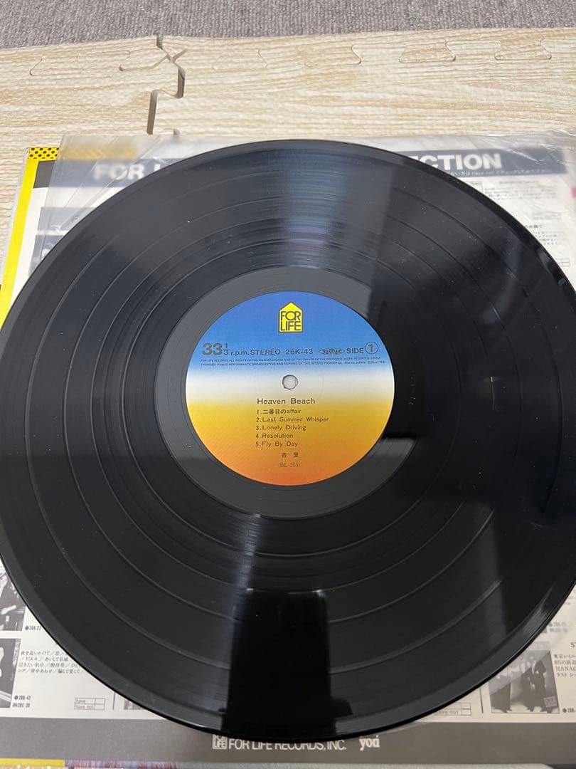 ※盤面良好【BL255JPNオリジナル帯付きレコード】 杏里 Heaven