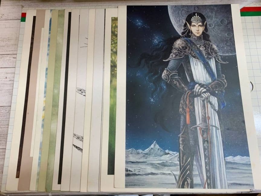 原画 日出処の天子 成田美名子内田善美 エイリアン通り 魔夜峰央 和田慎二 6点