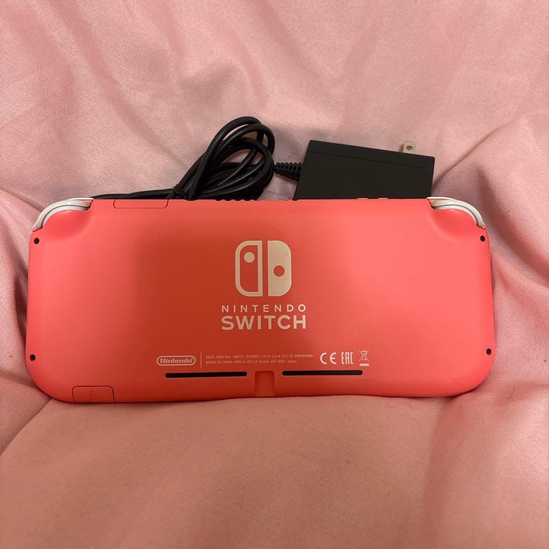 Nintendo Switch Lite ピンク 本体と充電器のみ動作確認済み