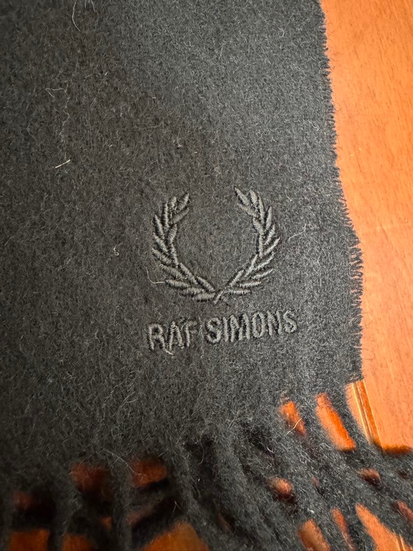 RAF SIMONS ラフシモンズ Flannel Scarf マフラー
