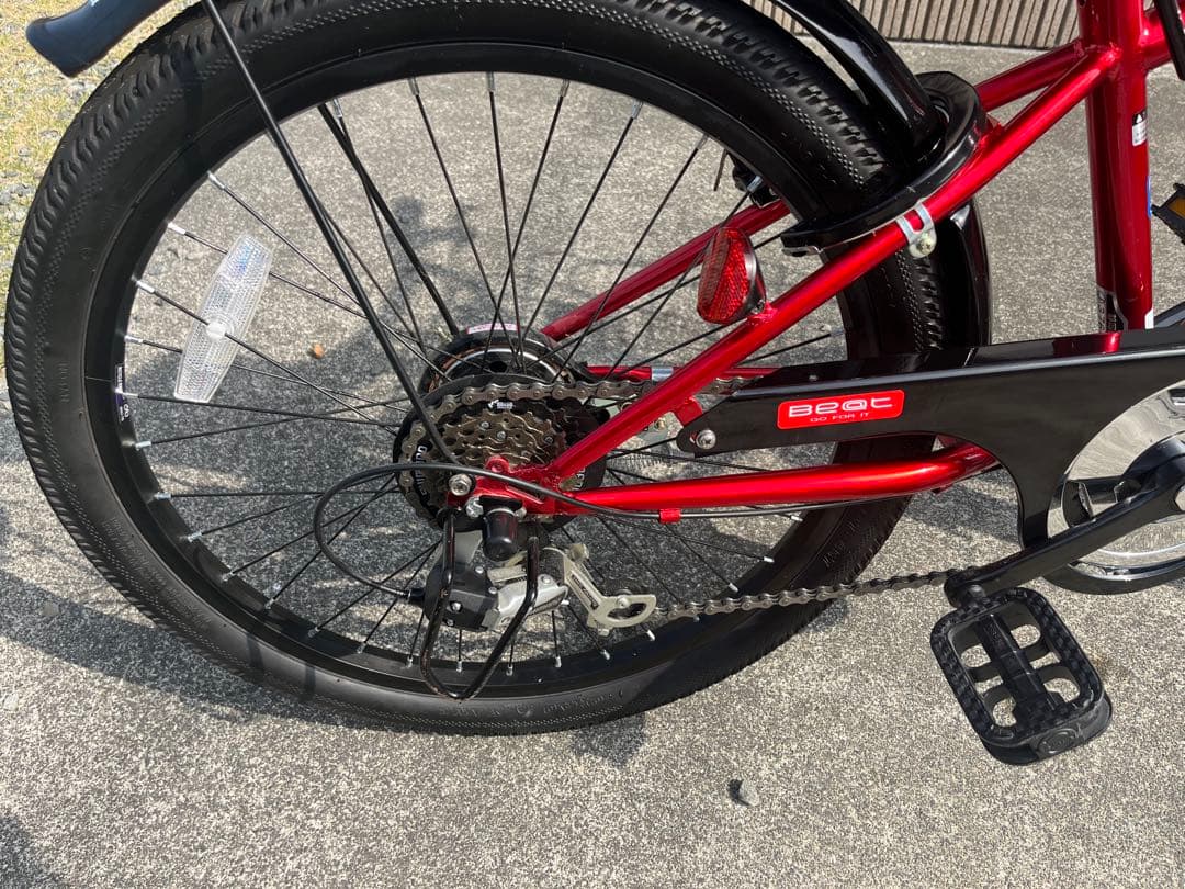 静岡県引き取り限定子供用自転車 ドライド　BEAT226-j 22インチ 赤