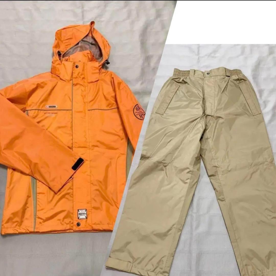 釣りレインスーツ上下　ウォーターロックス WATER ROCKS メンズM