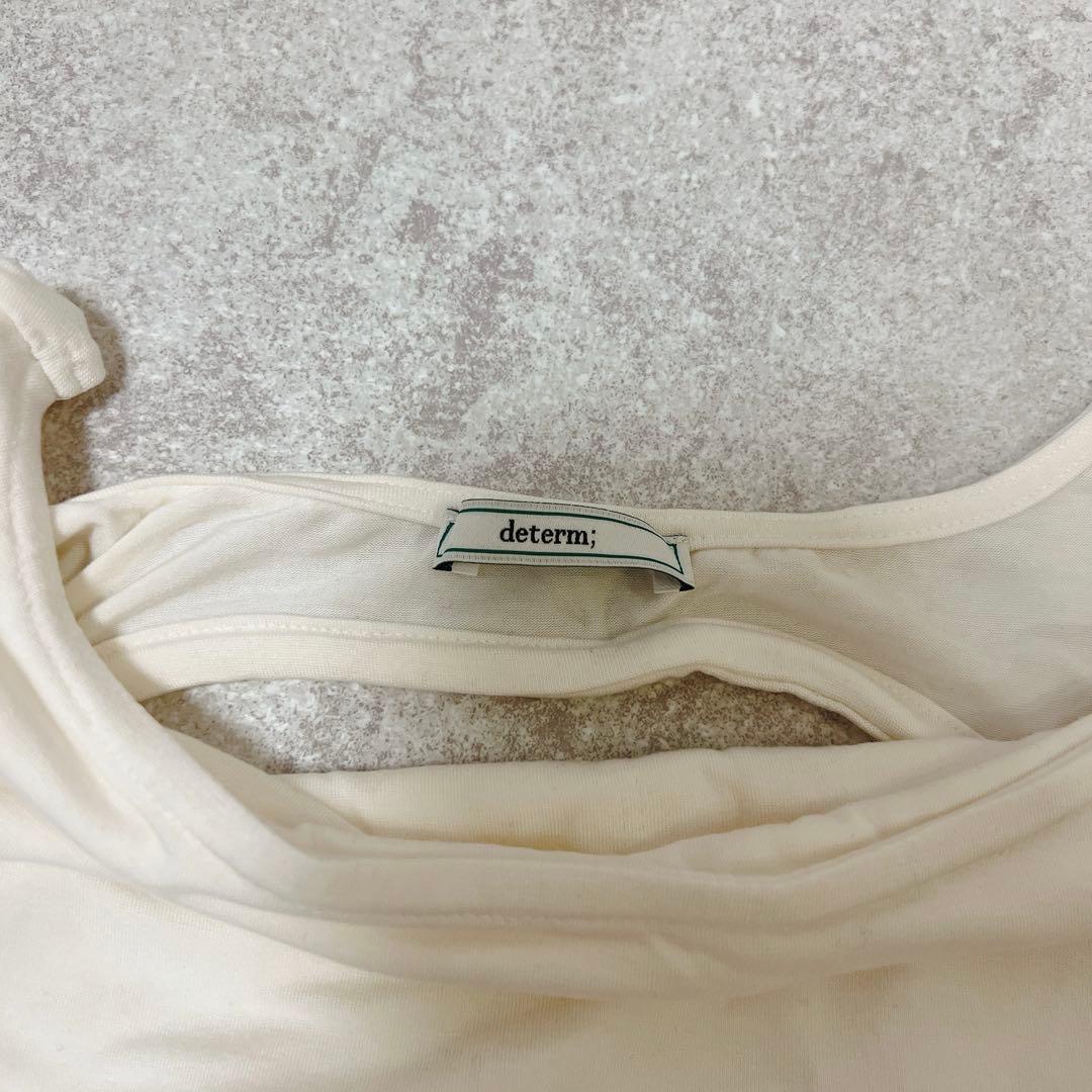 デターム determ; Collagen Open Back Dress