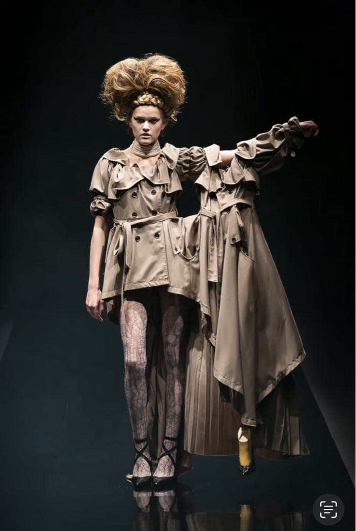 alice auaa トレンチコート【ブラック】