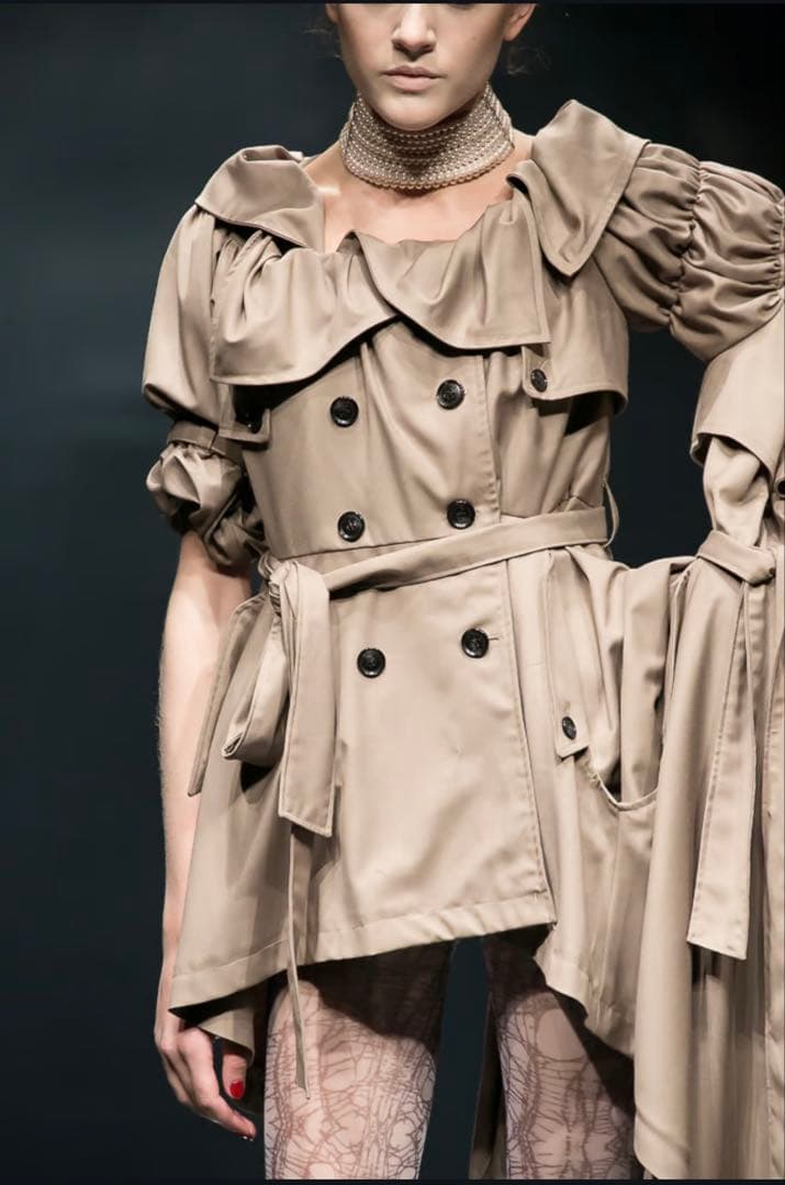 alice auaa トレンチコート【ブラック】