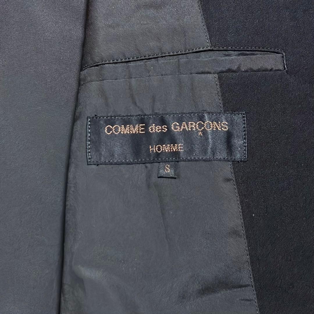 希少00s 美品 コムデギャルソンオム 田中オム 黒ウールギャバジンセットアップ