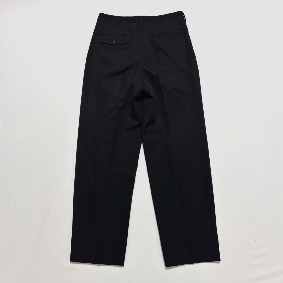 希少00s 美品 コムデギャルソンオム 田中オム 黒ウールギャバジンセットアップ