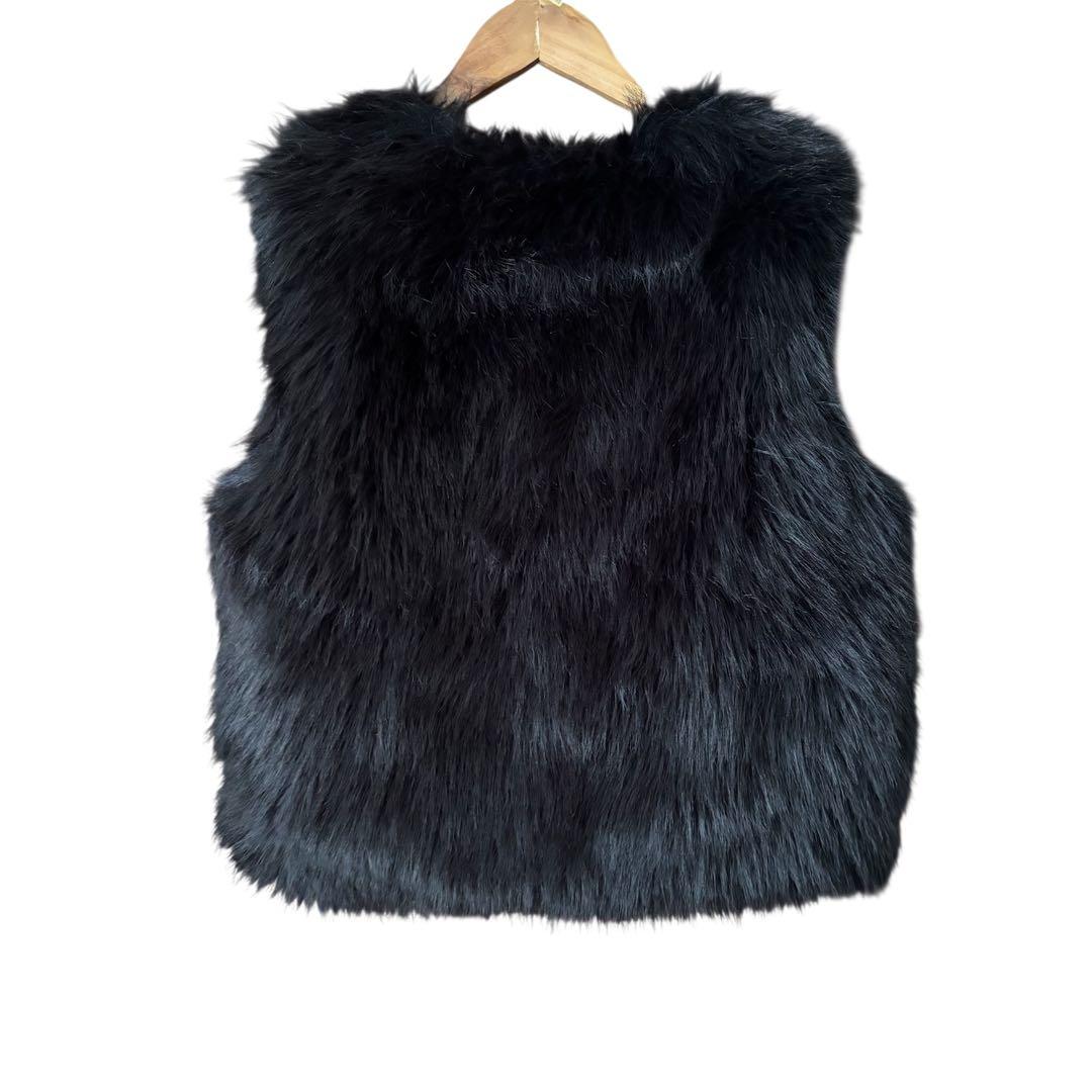 UNITED ARROWS 美品 フェイクファーショートベスト