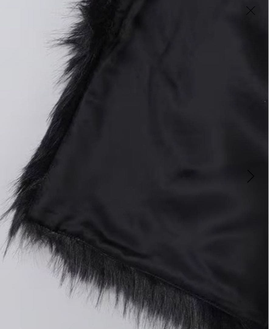 UNITED ARROWS 美品 フェイクファーショートベスト