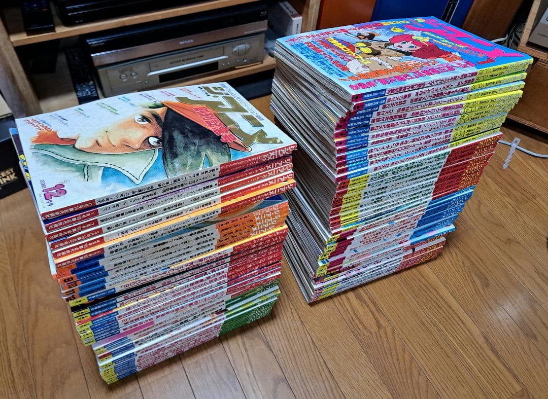 アニメ雑誌　ジ・アニメ　まとめ売り　2/2　83冊中46冊