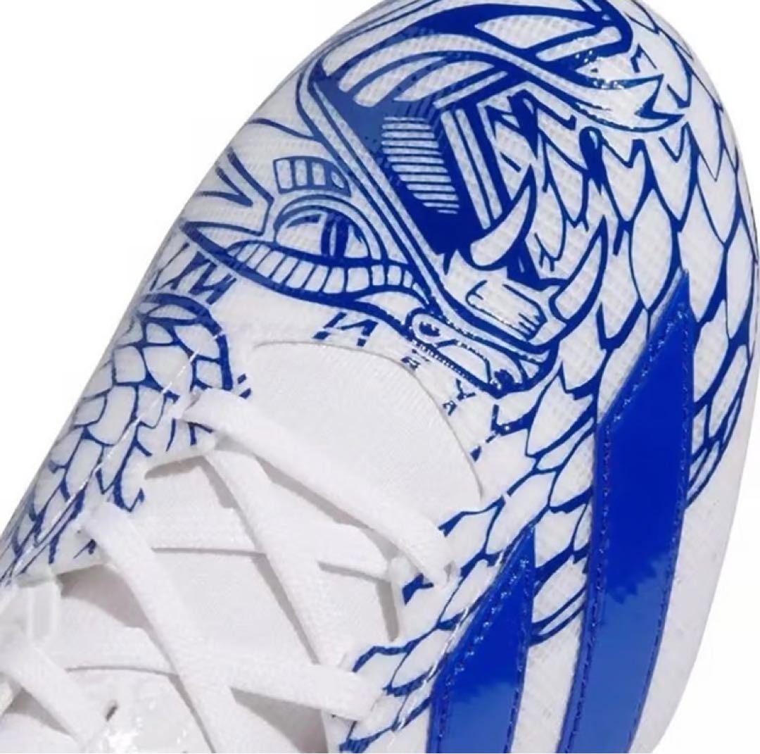 アディダス 30 アディゼロ エレクトリック アメフト スパイク シューズ 青