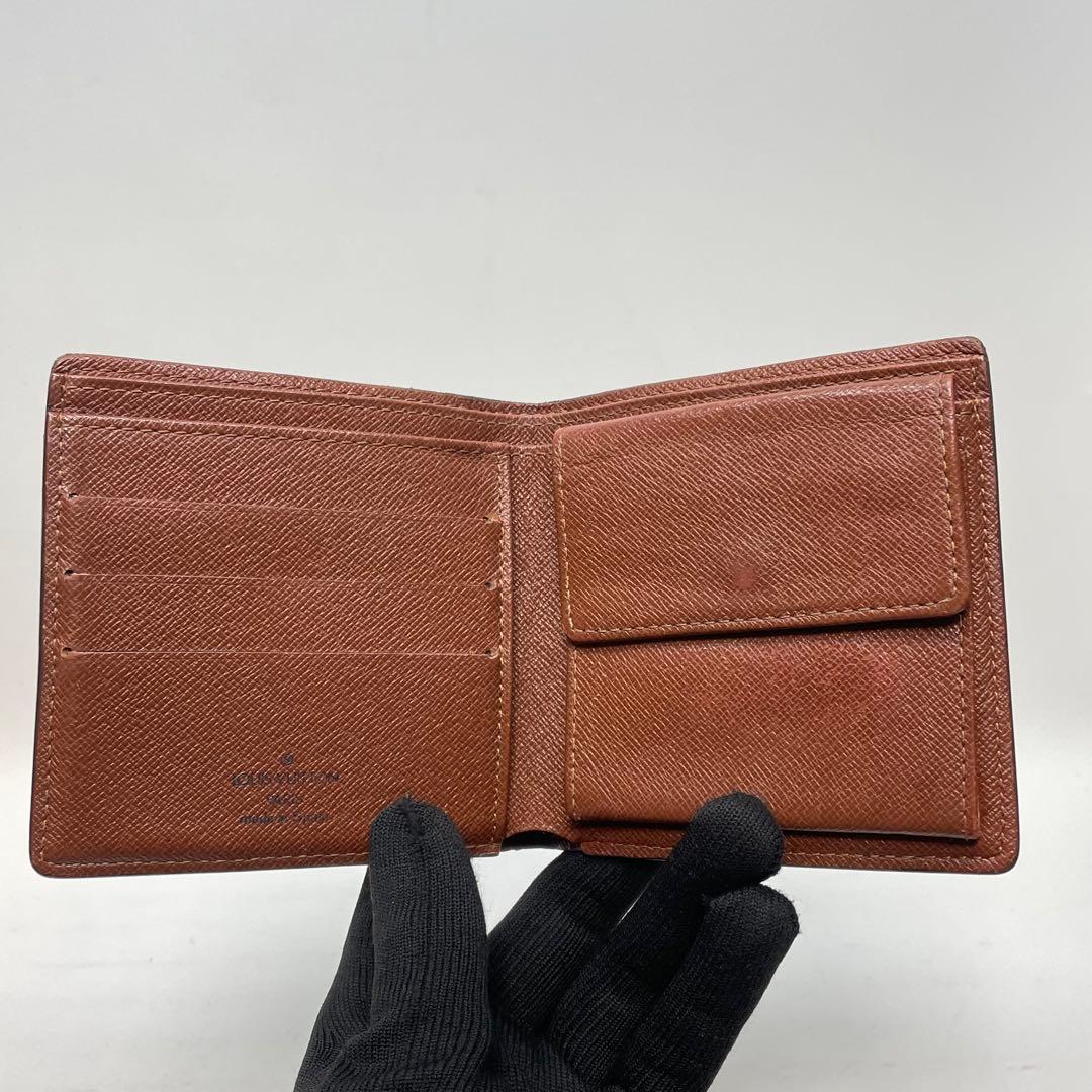 2844 ルイヴィトン モノグラム 二つ折り財布 ポルトフォイユ マルコ