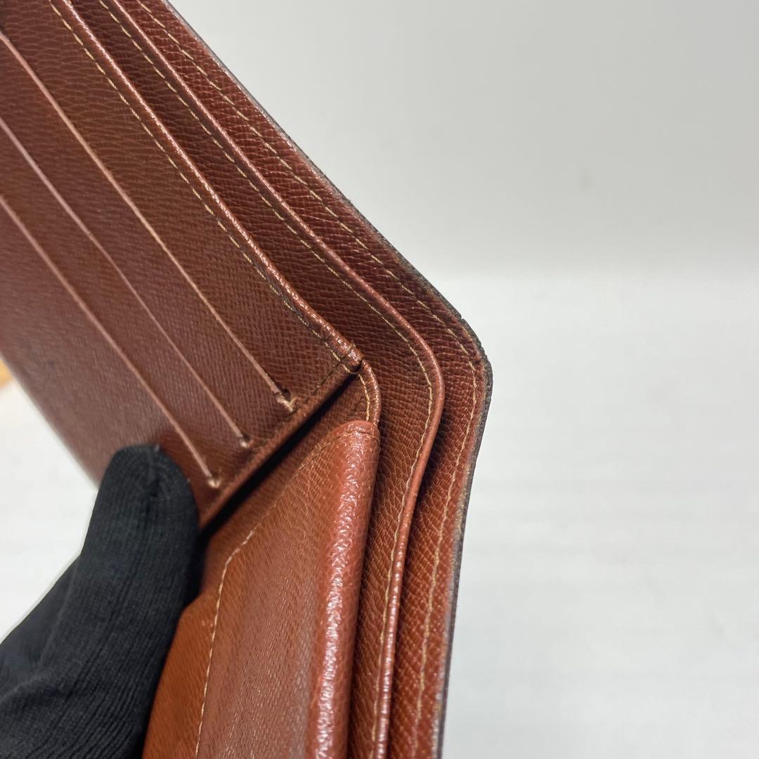 2844 ルイヴィトン モノグラム 二つ折り財布 ポルトフォイユ マルコ