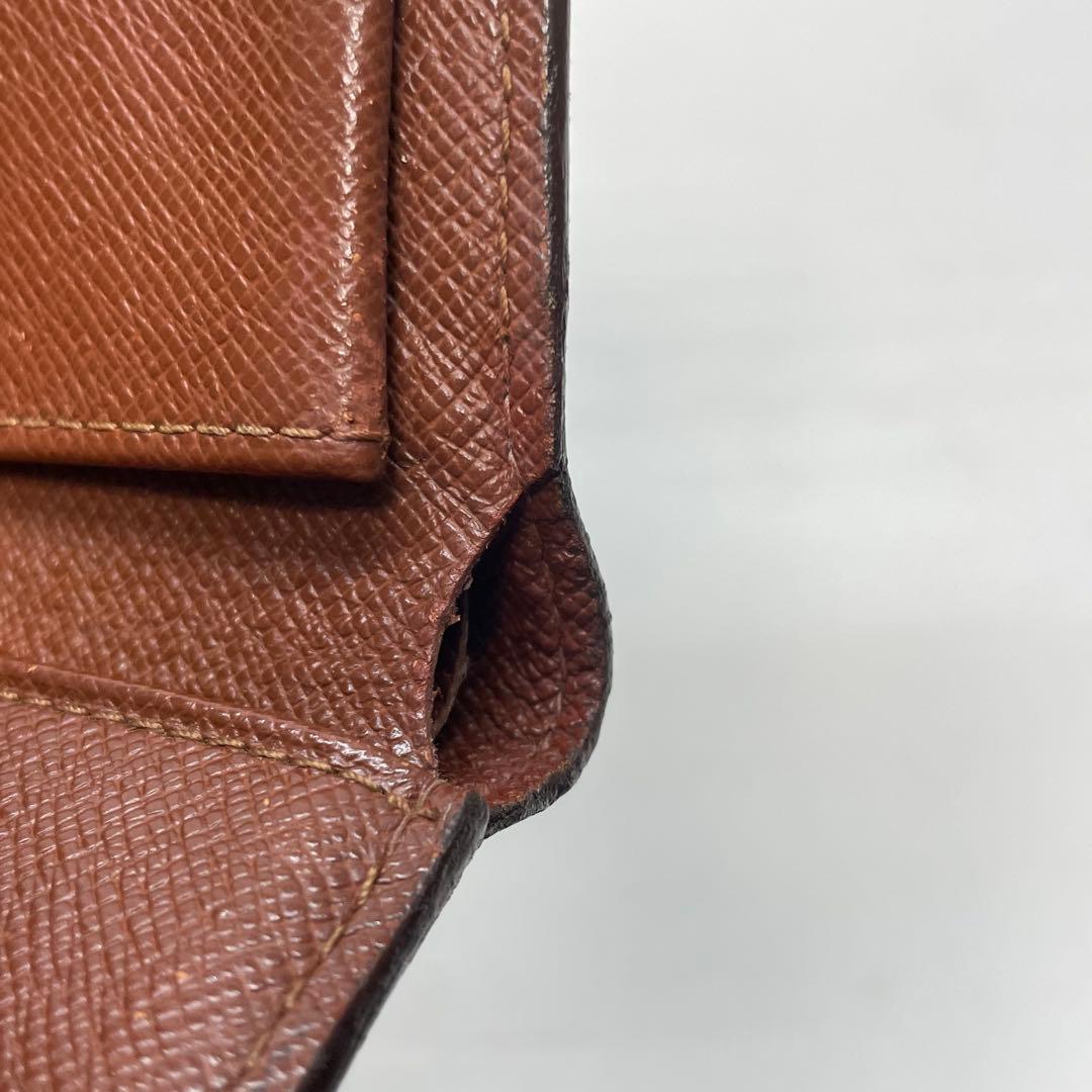 2844 ルイヴィトン モノグラム 二つ折り財布 ポルトフォイユ マルコ